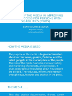 THE ROLE OF THE MEDIA IN IMPROVING MARKET