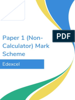 Third Space Learning Paper 1 Mark Scheme (Higher) Edexcel