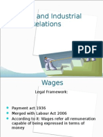 Wages and Industrial Relations