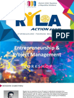 Entrepreneurship & Project MNGMT RYLA