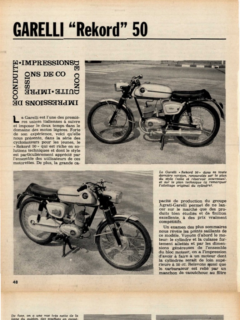 Garelli Record 50 03 - 69 | PDF