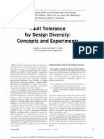 Fault Tolerance by Design Diversity Concepts and Experiments