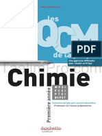 QCM en Chimie