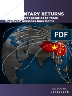 China Involuntary Returns Report 2022 01