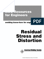 Residual Stress and Distortion