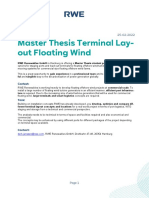 RWE Master Thesis Port Terminal Design Floating Wind