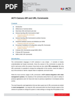 ACTi Camera API and URL Commands 20220803