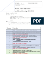 PARCELACION DEL CURSO EEDD (1) Nuncos