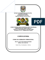 Convocatoria Liderazgo Operacional