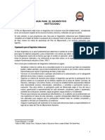 Guã-A para El Diagnã-Stico Institucional