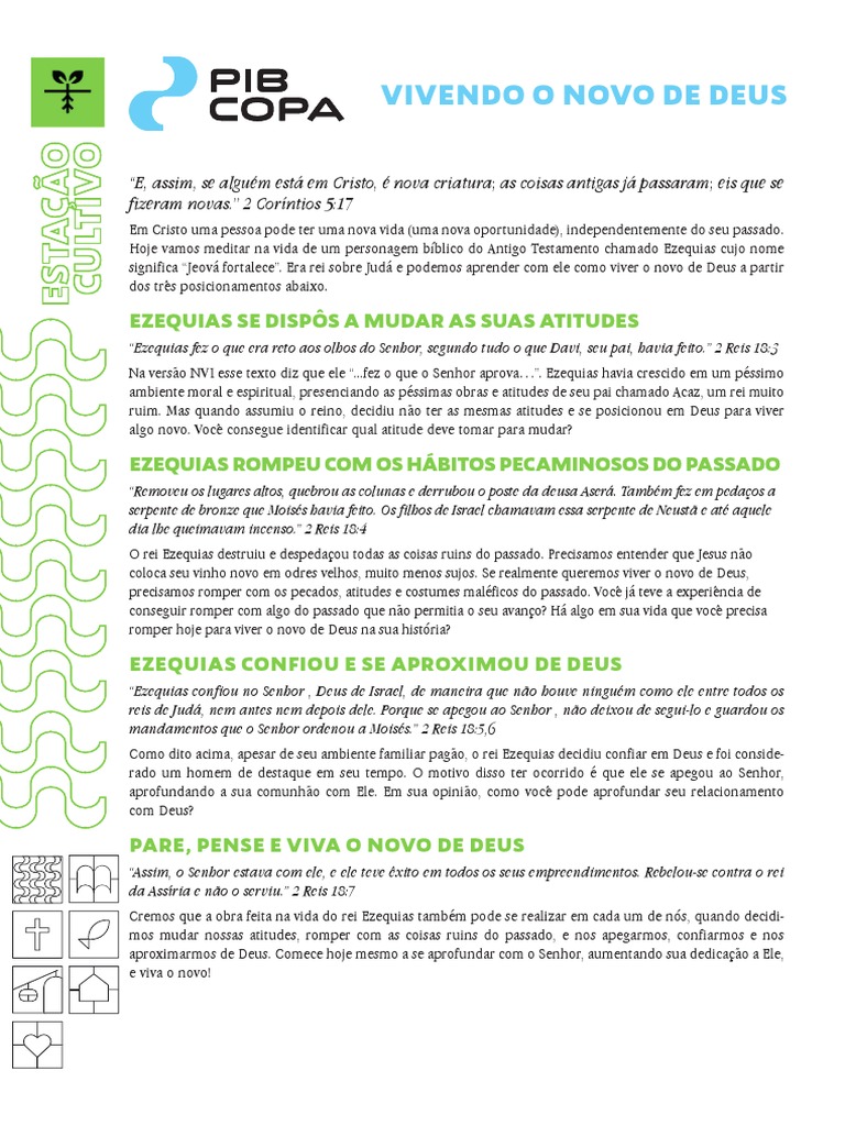Vivendo o Novo em Cristo | PDF | Jesus | Deus