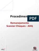 Remanejamento Scanner de Cheque - ADQ