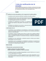 Lista de Verificación de IA Robusta y Responsable