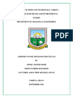 UMaT Soil Mechanics Lab Report