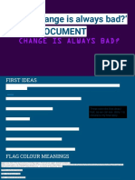 Minor Change Is Always Bad - ' ART of DOCUMENT