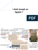 Qui Etait Joseph en Egypt