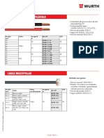 Cable Aislado Masa Flexible