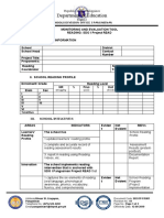 Reading Monitoring and Evaluation Tool