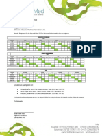 Horarios de Disponibilidad 2023 Traumedical