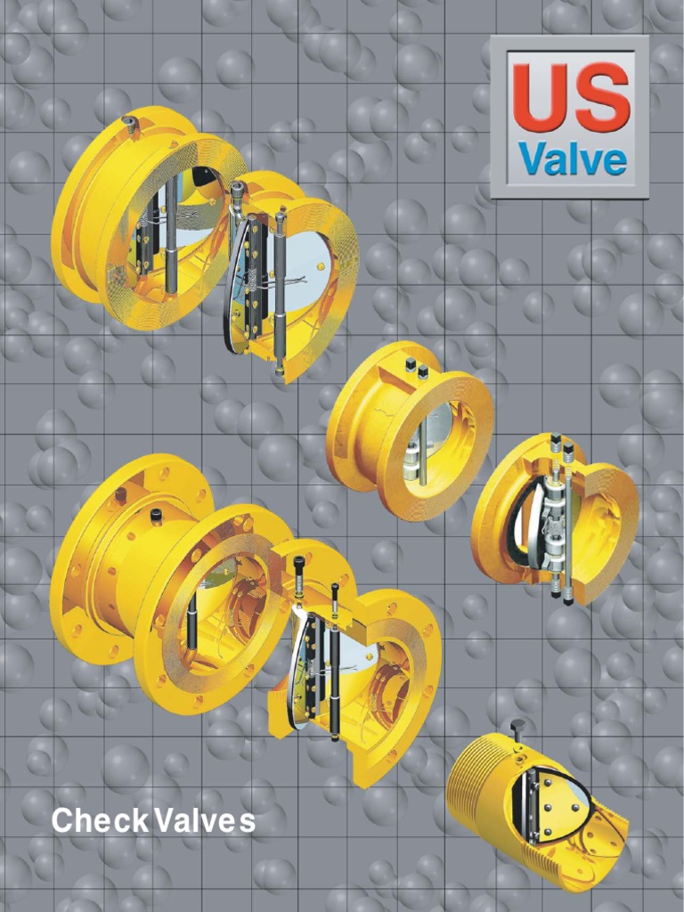Check Valve Specifications and Models | PDF | Screw | Valve