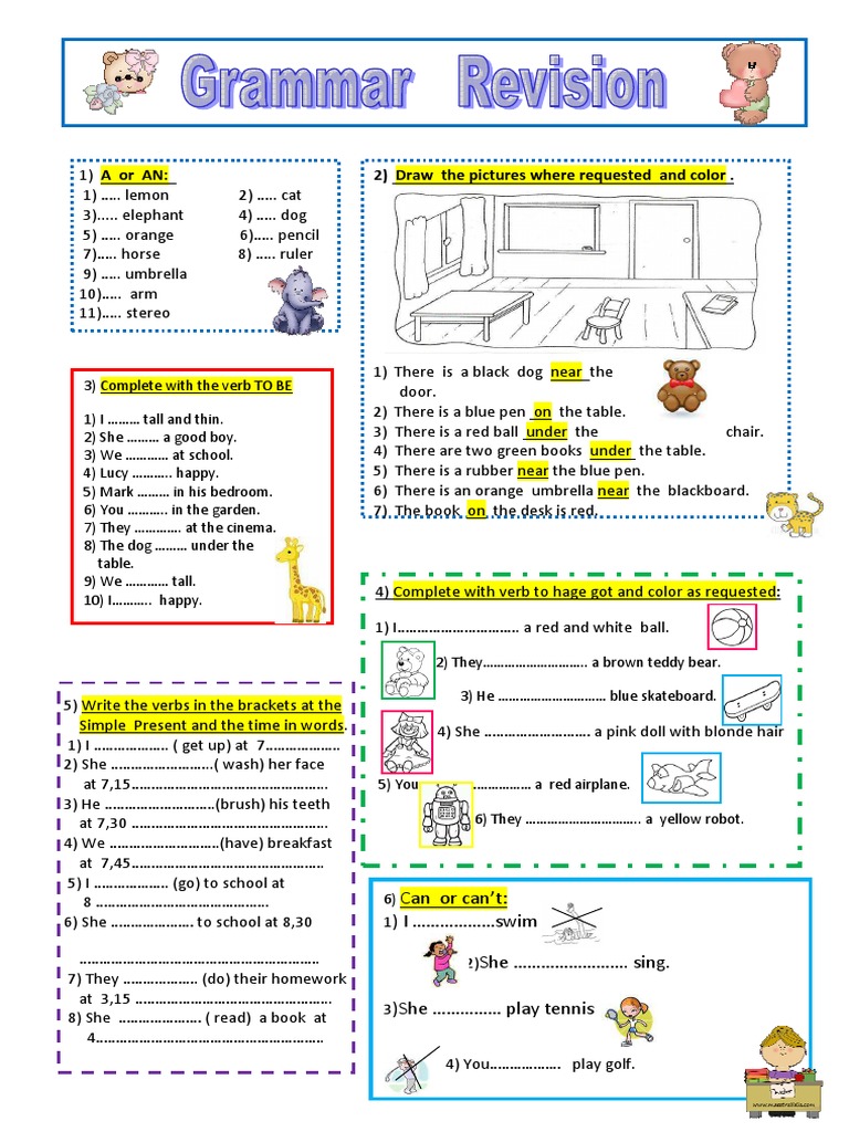 Grammar Revision 2 | PDF