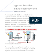 Thermosyphon Reboiler Types: Vertical vs Horizontal