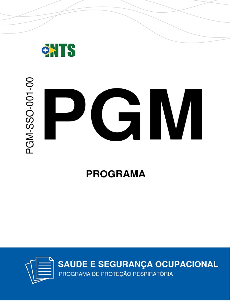 PGM - SSO - .001 00 Programa de Proteção Respiratória PPR | PDF ...