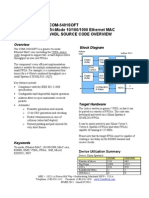 COM-5401SOFT Tri-Mode 10/100/1000 Ethernet MAC VHDL Source Code Overview