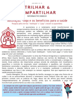 Meditação, Yoga e Os Benefícios para A Saúde (Artigo) Autor Universidade Federal de Pernambuco