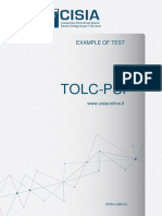 Example of The TOLC-PSI Test