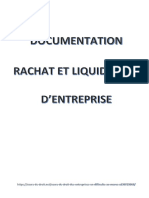 Documentation Rachat Et Liquidation D'entreprise