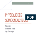 Physique Des Semiconducteurs - Xian