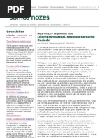 O Jornalismo Atual, Segundo Bernardo Kucinski