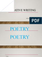 Creative Writing (Poetry)
