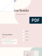 Sou Bonito: Insira Uma Breve Descrição