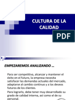 Cultura de Calidad