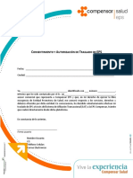 Formato Consentimiento y Autorización de Traslado de EPS Abril 2022