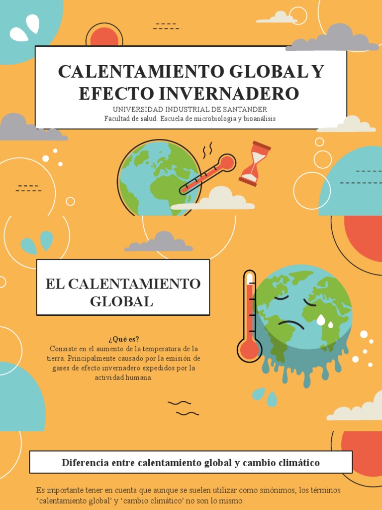 Calentamiento global y efecto invernadero | PDF | Gases de efecto ...