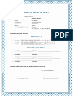 Daftar Riwayat Hidup Kosong 4