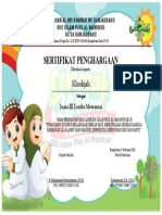 Sertifikat Lomba Harlah Ke-20