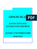 Effectifs Des Etudiants