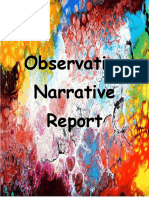 Observation Narrative Report