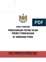 Garis Panduan Pemasangan Papan Iklan