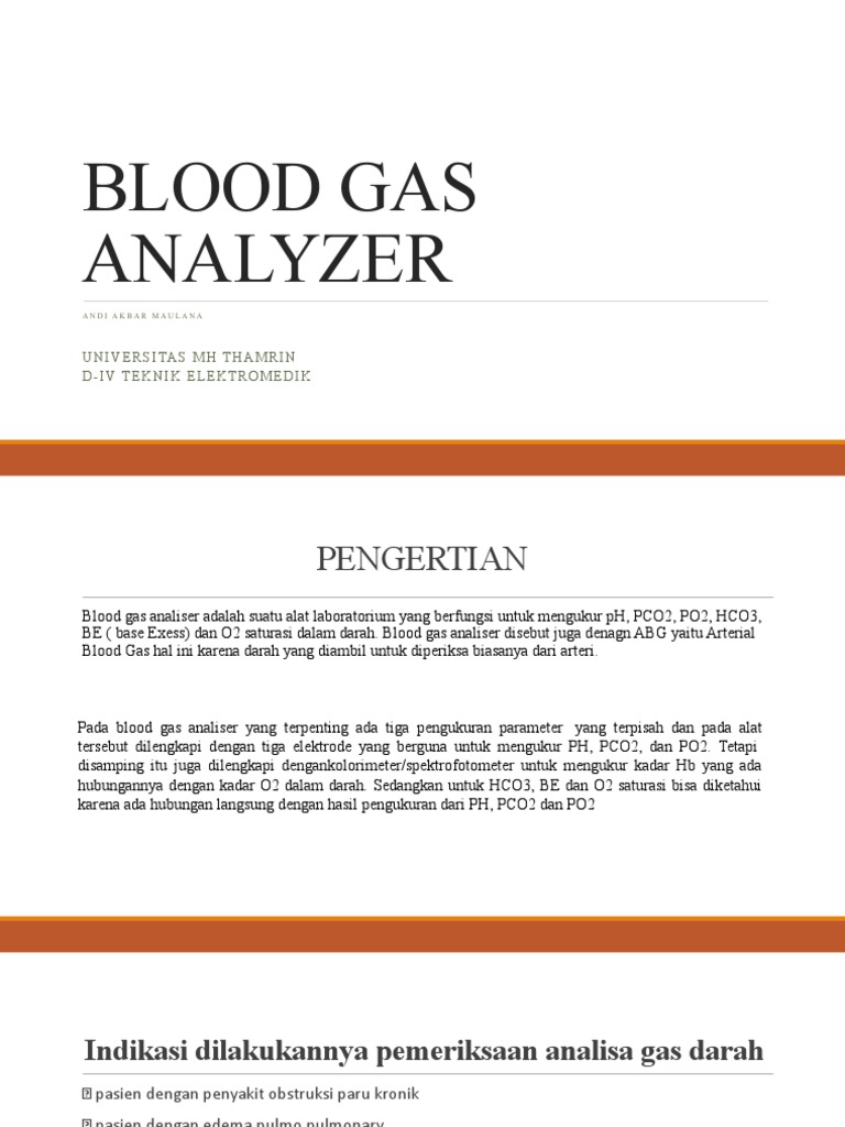 Blood Gas Analyzer PDF