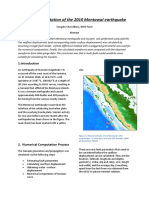 Tsunami Simultation of The 2010 Mentawai Earthquake