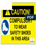 Signage Safety Shoes