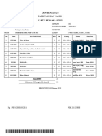 Cetak KRS Mahasiswa 10 Oktober 2020