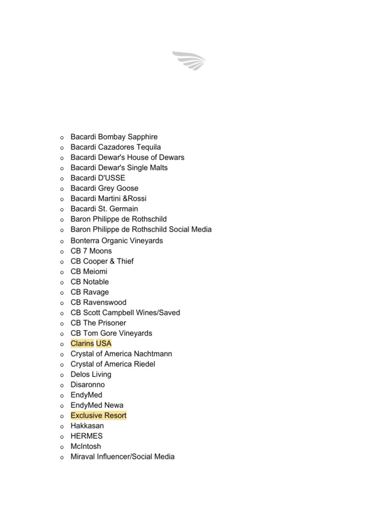 Client List From N.C. PDF