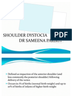 Shoulder Dystocia