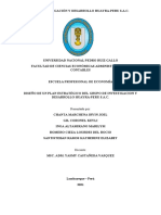 Diseño de Un Plan Estratégico Del Grupo de Investigacion y Desarrollo Huayra-Peru S.A.C.